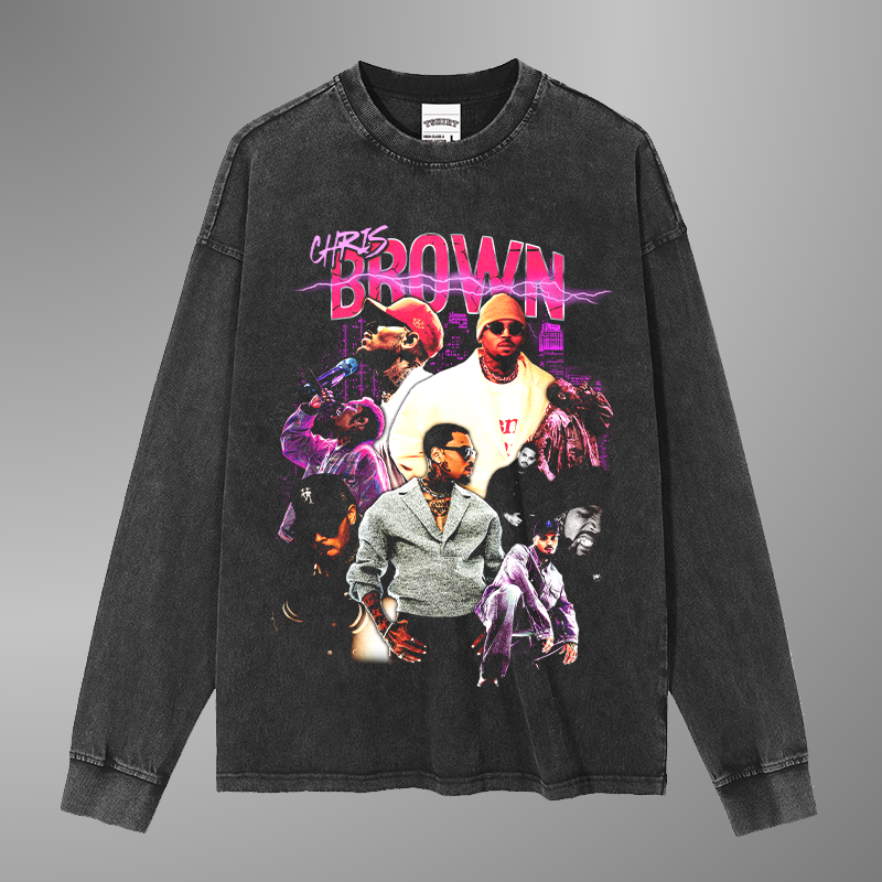 CHRIS BROWN TEE[LS] V4