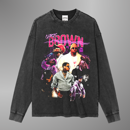 CHRIS BROWN TEE[LS] V4