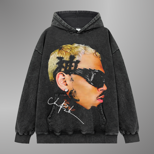 CHRIS BROWN BIG FACE HOODIE V4