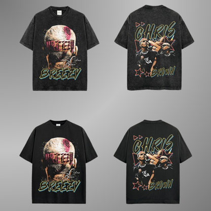 T-SHIRT CHRIS BROWN BIG FACE V3