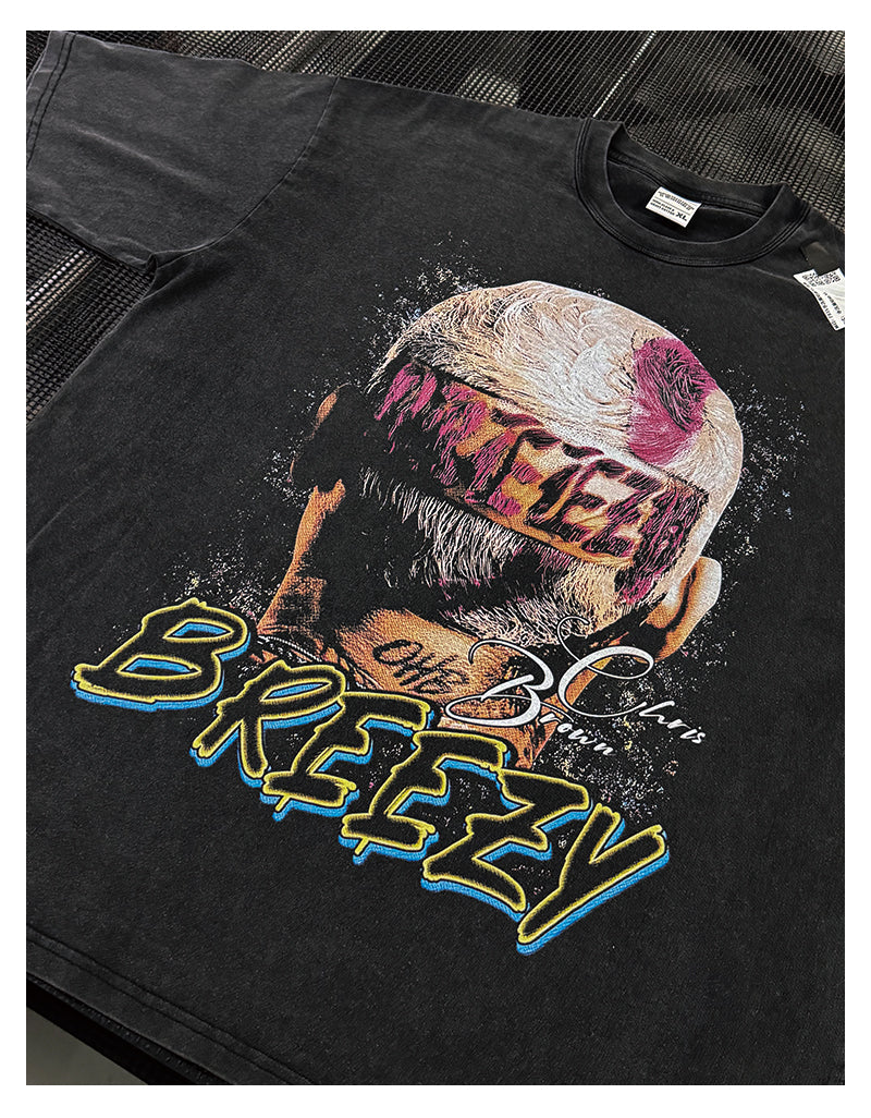 CHRIS BROWN BIG FACE TEE V3