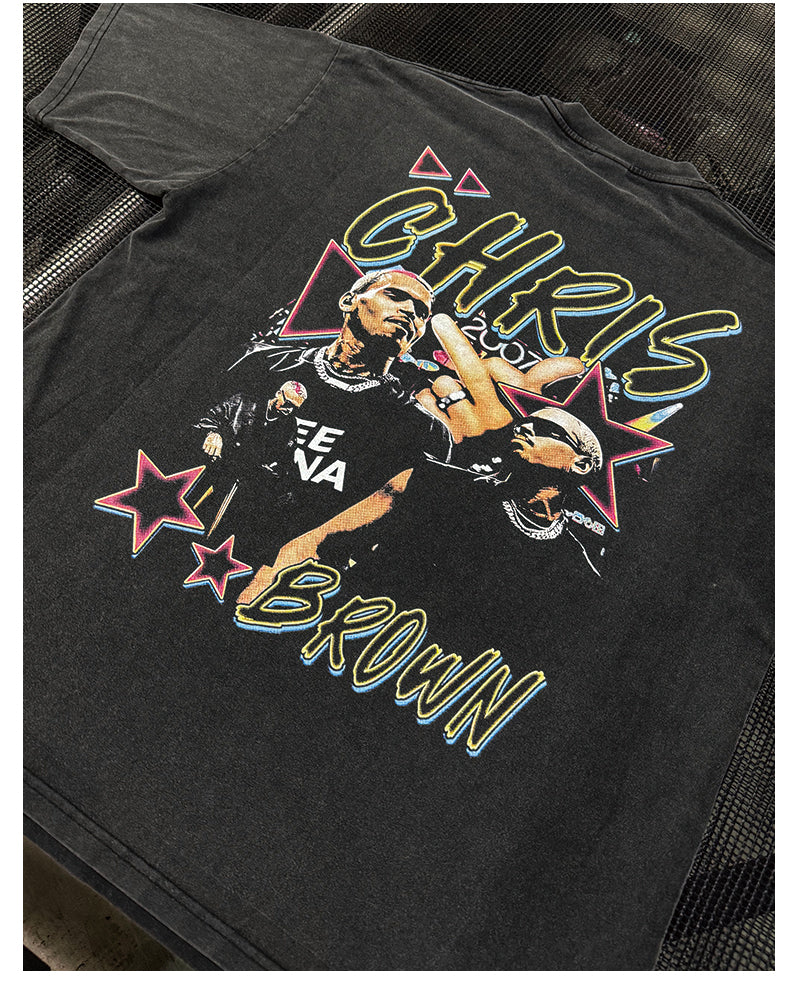 CHRIS BROWN BIG FACE TEE V3