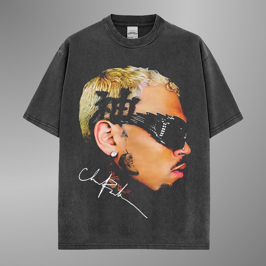 CHRIS BROWN BIG FACE TEE V4