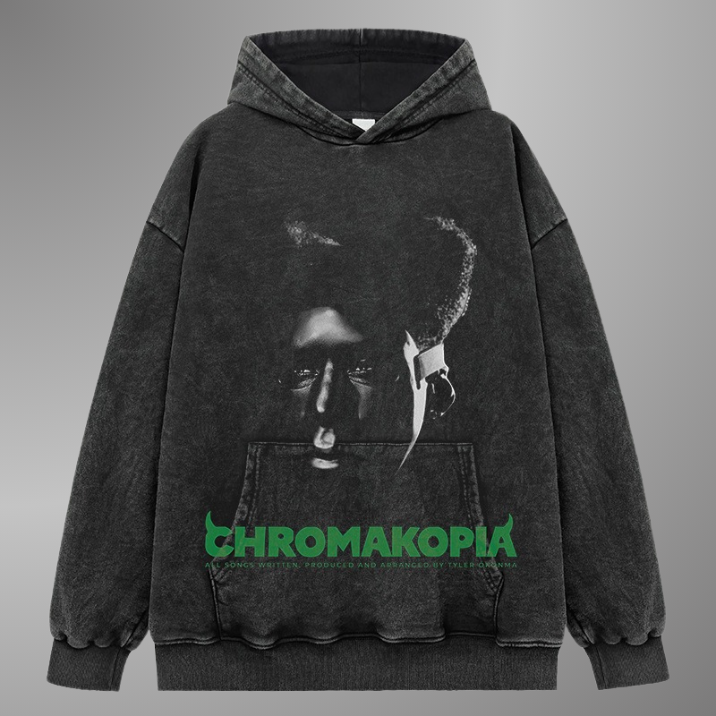 SUDADERA CON CAPUCHA CROMAKOPIA V2