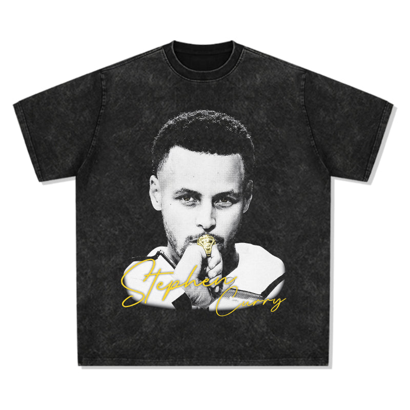 CURRY BIG FACE TEE V2