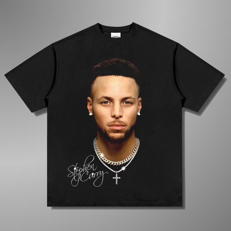 CURRY BIG FACE TEE V3