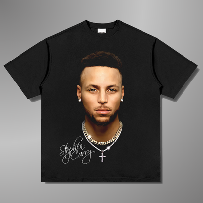 CURRY BIG FACE TEE V3