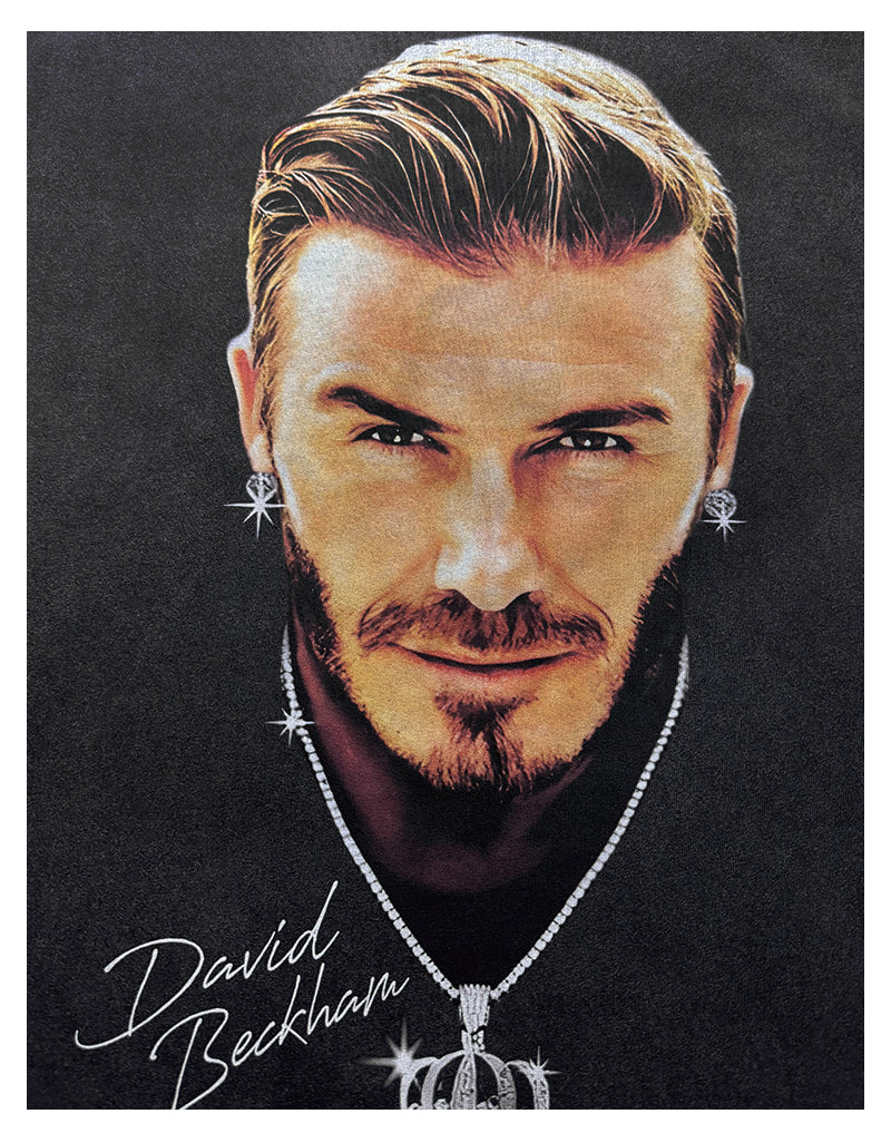 SUDADERA CON CAPUCHA Y CARA GRANDE DE DAVID BECKHAM 