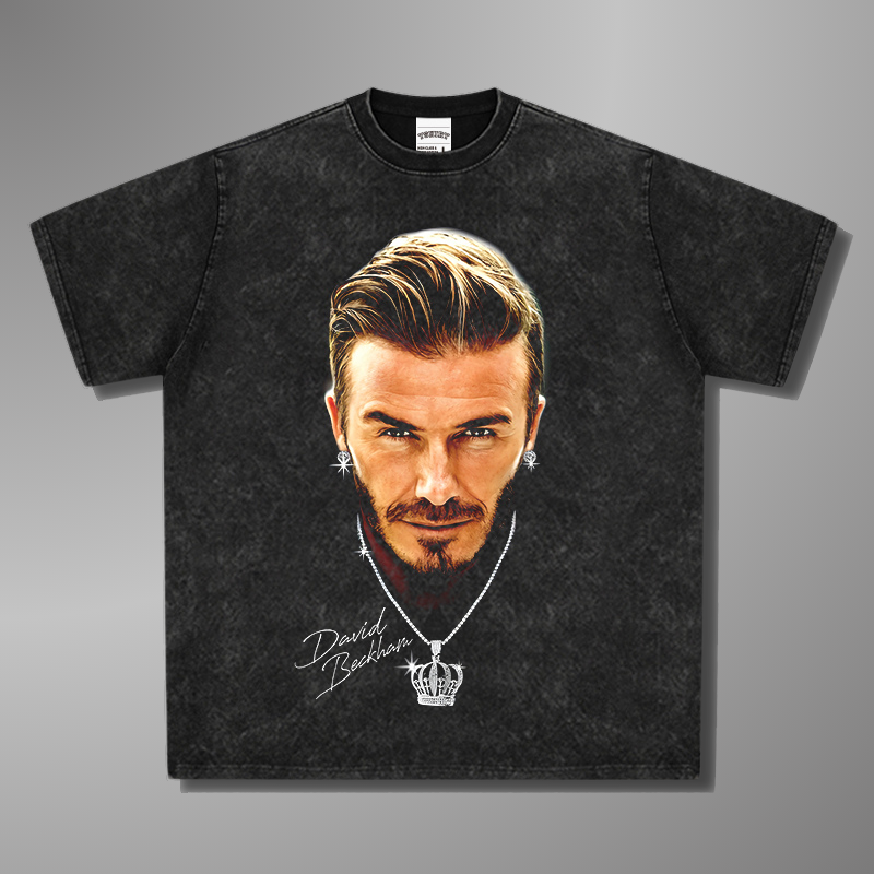 CAMISETA CON CARA GRANDE DE DAVID BECKHAM