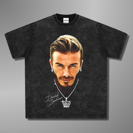CAMISETA CON CARA GRANDE DE DAVID BECKHAM