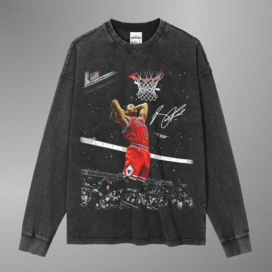 DERRICK ROSE #1 TEE[LS]