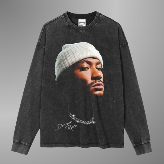 DERRICK ROSE BIG FACE TEE[LS]