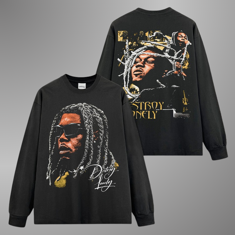 DESTROY LONELY BIG FACE TEE[LS]