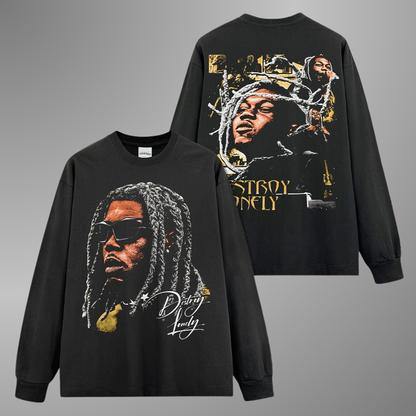 DESTROY LONELY BIG FACE TEE[LS]