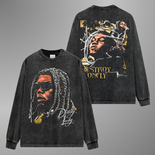 DESTROY LONELY BIG FACE TEE[LS]