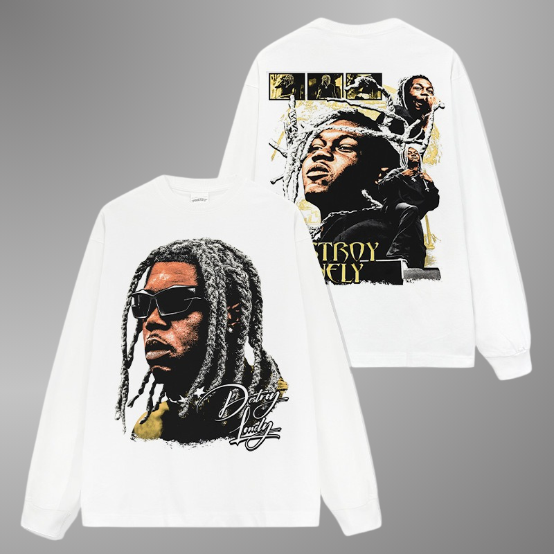 DESTROY LONELY BIG FACE TEE[LS]