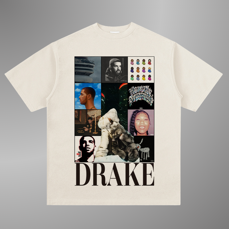 DRAKE TEE V8|Vintage Graphic Tee|9oz Heavyweight|100%Cotton – PaxerPeace