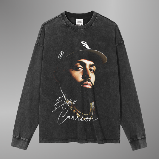 ELADIO CARRION BIG FACE TEE[LS]