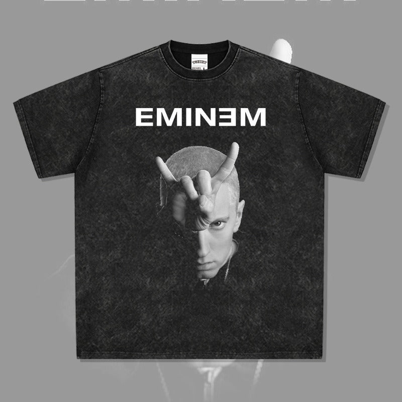 T-SHIRT À GRANDE VISAGE D'EMINEM 