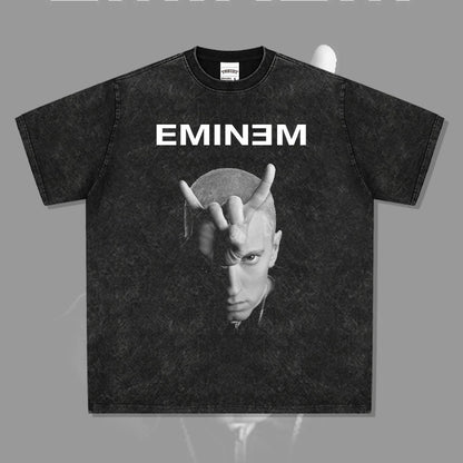T-SHIRT À GRANDE VISAGE D'EMINEM 