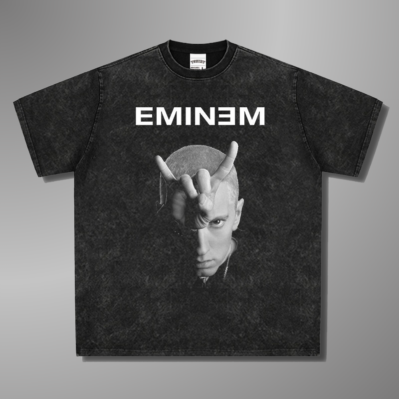 T-SHIRT À GRANDE VISAGE D'EMINEM 