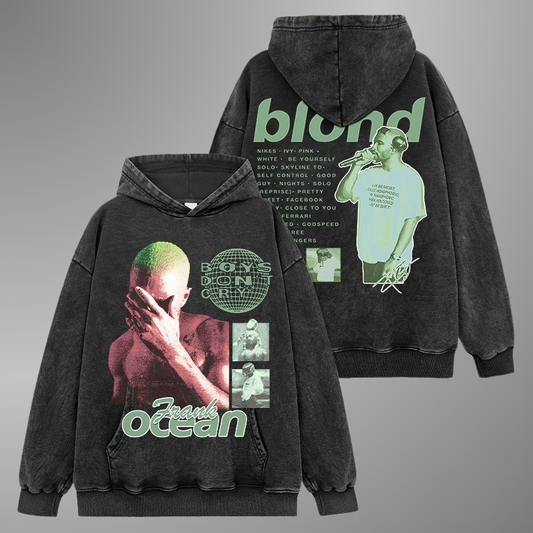 SUDADERA CON CAPUCHA FRANK OCEAN