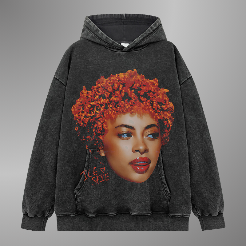 SUDADERA CON CAPUCHA DE CARA GRANDE ICE SPICE 