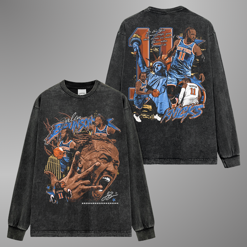 JALEN BRUNSON VINTAGE TEE[LS]