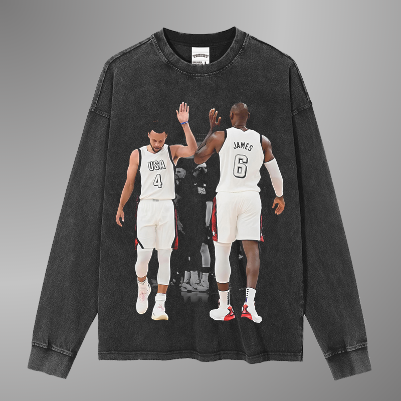 CAMISETA HIGH FIVE DE JAMES&amp;CURRY