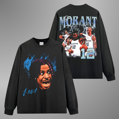 JA MORANT BIG FACE TEE[LS] V2