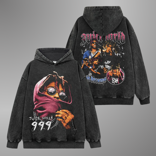 SUDADERA CON CAPUCHA JUICE WRLD BIG FACE V3
