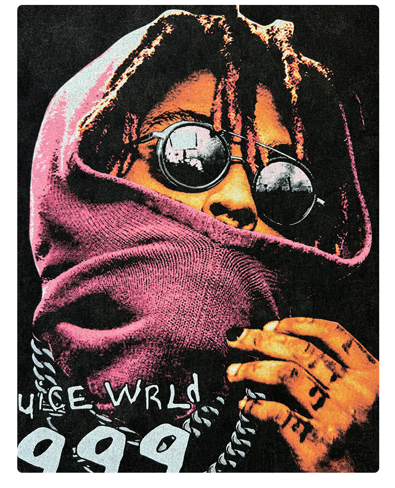 SUDADERA CON CAPUCHA JUICE WRLD BIG FACE V3