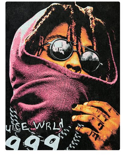 SUDADERA CON CAPUCHA JUICE WRLD BIG FACE V3