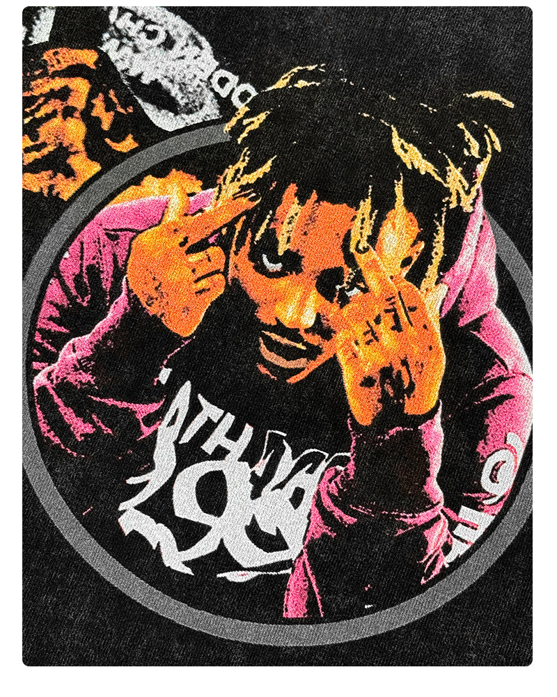SUDADERA CON CAPUCHA JUICE WRLD BIG FACE V3