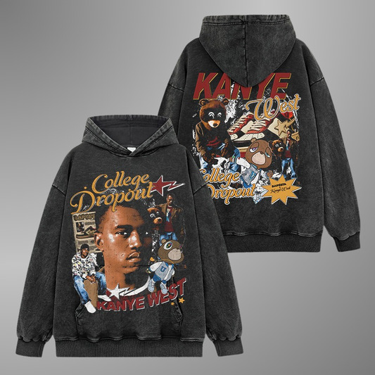 Sweat à capuche vintage Kanye West 