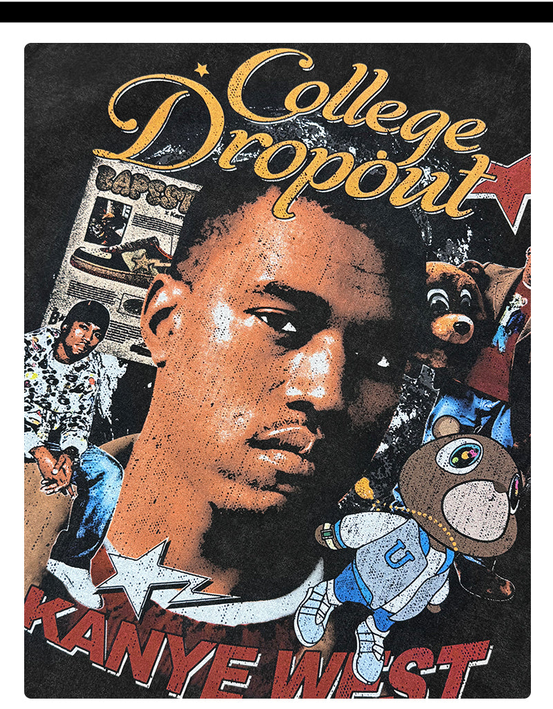 T-SHIRT VINTAGE KANYE WEST 