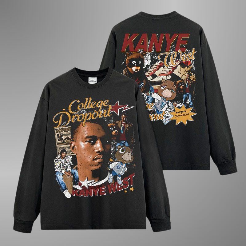 KANYE WEST VINTAGE TEE[LS]