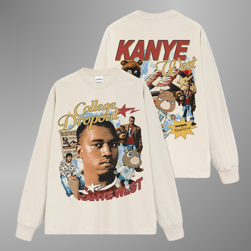 KANYE WEST VINTAGE TEE[LS]