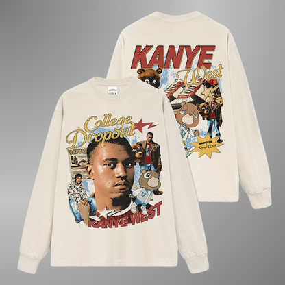 KANYE WEST VINTAGE TEE[LS]