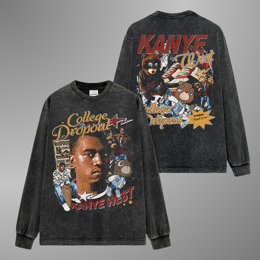 KANYE WEST VINTAGE TEE[LS]