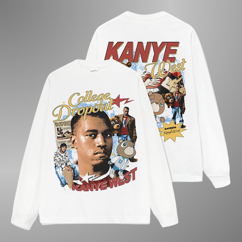 KANYE WEST VINTAGE TEE[LS]