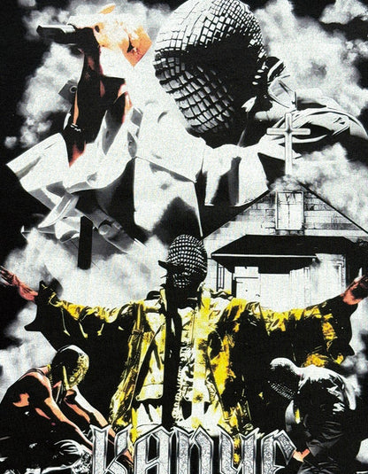 KANYE WEST BIG FACE TEE[LS]