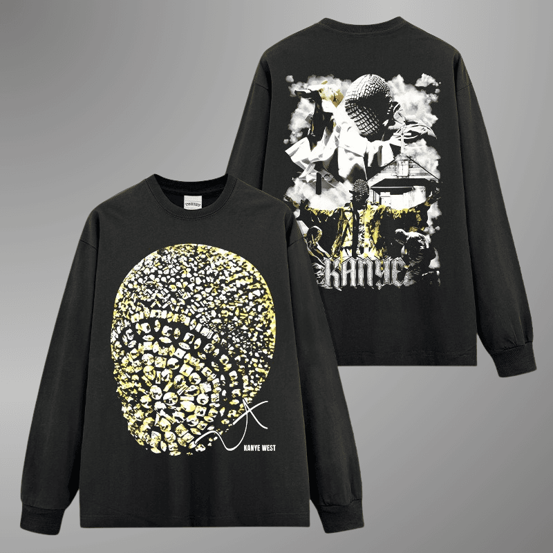 KANYE WEST BIG FACE TEE[LS]