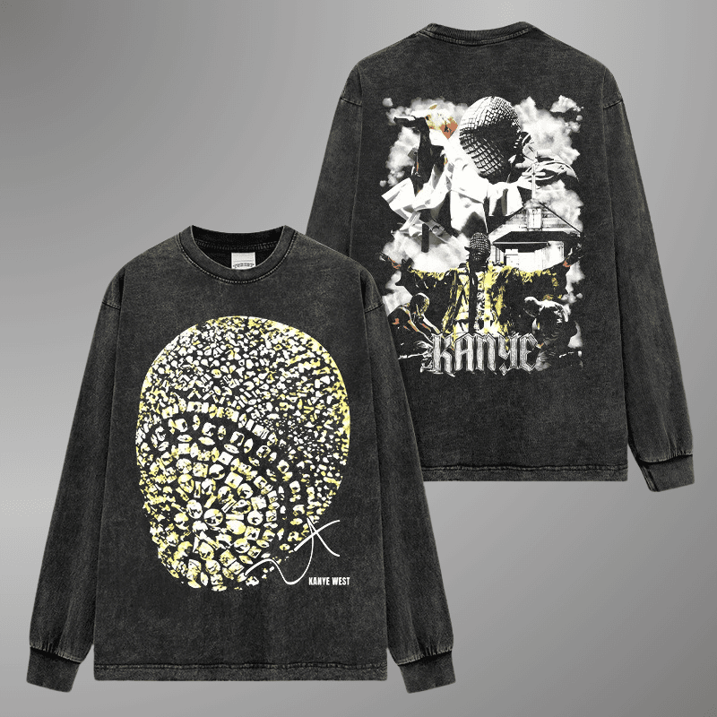 KANYE WEST BIG FACE TEE[LS]