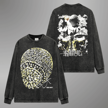 KANYE WEST BIG FACE TEE[LS]