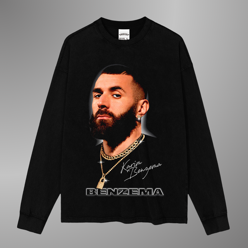 KARIM BENZEMA BIG FACE TEE[LS]