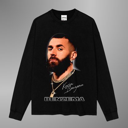KARIM BENZEMA BIG FACE TEE[LS]