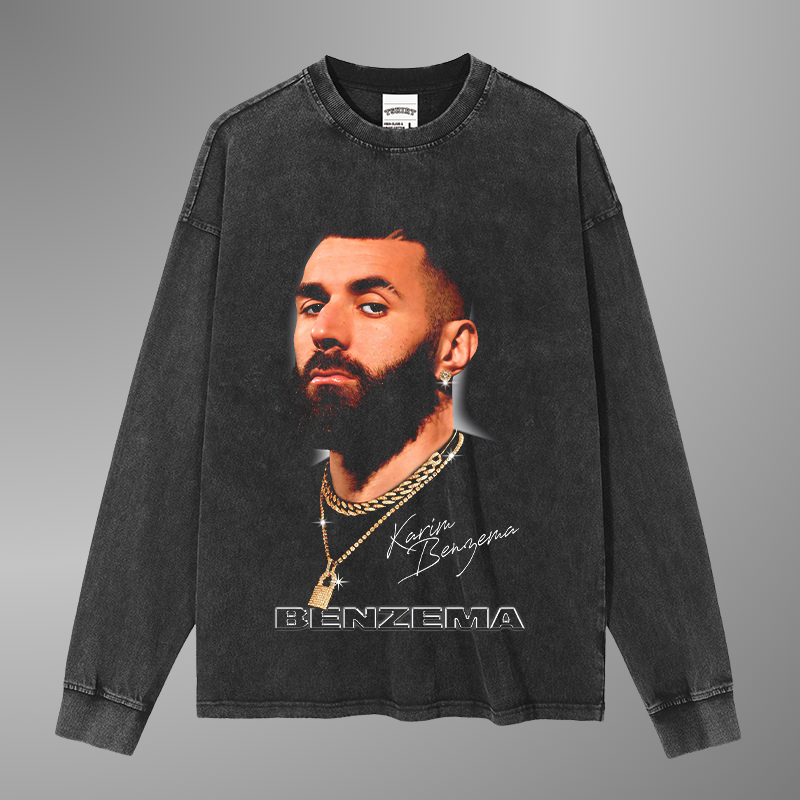 KARIM BENZEMA BIG FACE TEE[LS]