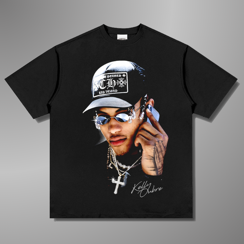 CAMISETA CON CARA GRANDE DE KELLY OUBRE JR