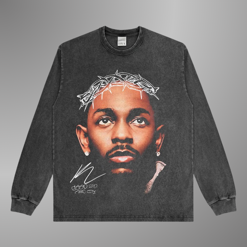 KENDRICK LAMAR BIG FACE TEE[LS] V2